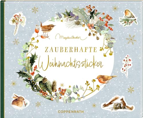 Stickerbuch – Zauberhafte Weihnachtssticker: Zum Dekorieren und Verzieren (Marjolein Bastin): für Briefe, Karten und Geschenke mit Folie