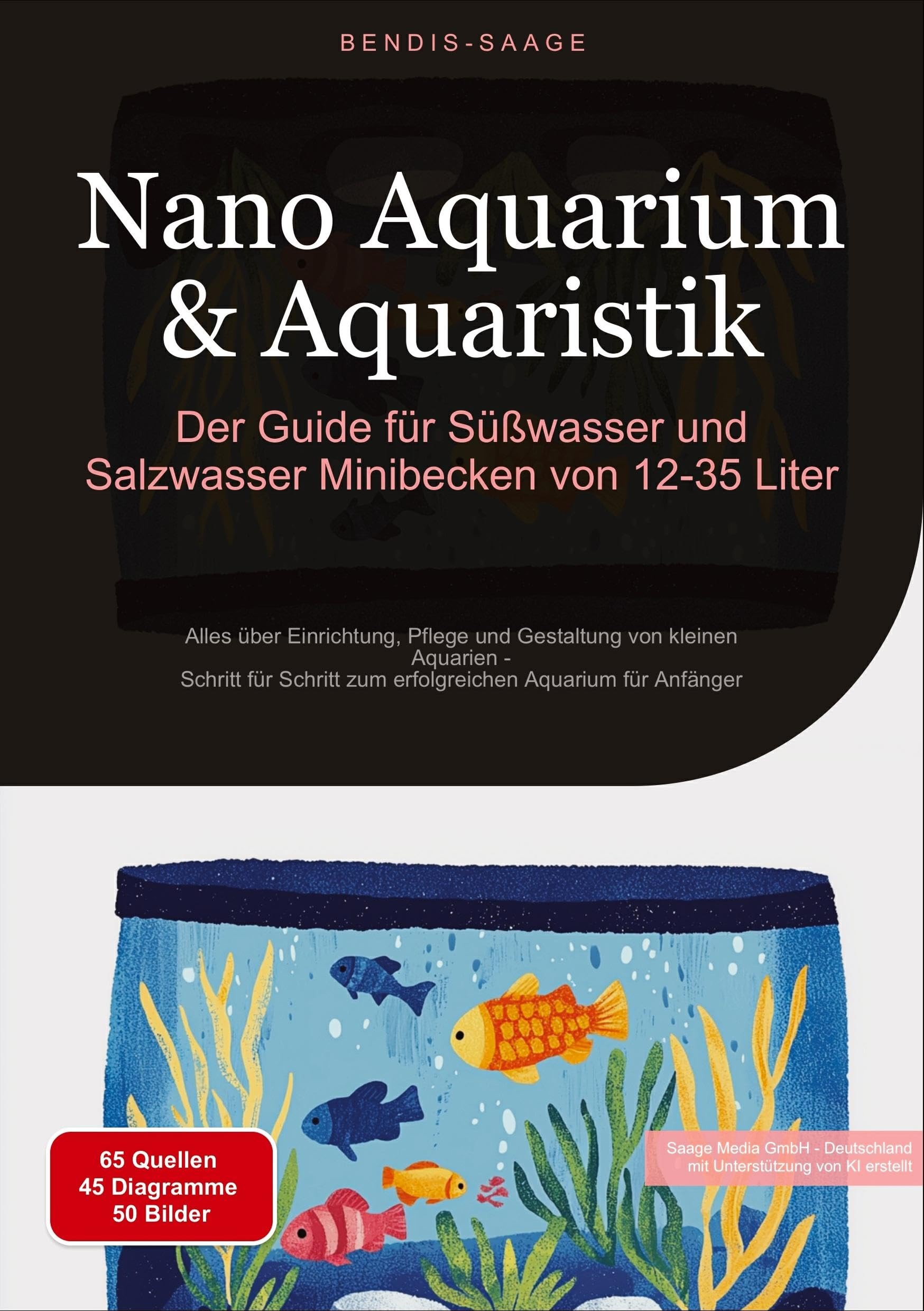 Nano Aquarium & Aquaristik: Der Guide für Süßwasser und Salzwasser Minibecken von 12-35 Liter: Alles über Einrichtung, Pflege und Gestaltung von ... zum erfolgreichen Aquarium für Anfänger