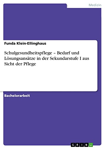 Schulgesundheitspflege ¿ Bedarf und Lösungsansätze in der Sekundarstufe I aus Sicht der Pflege