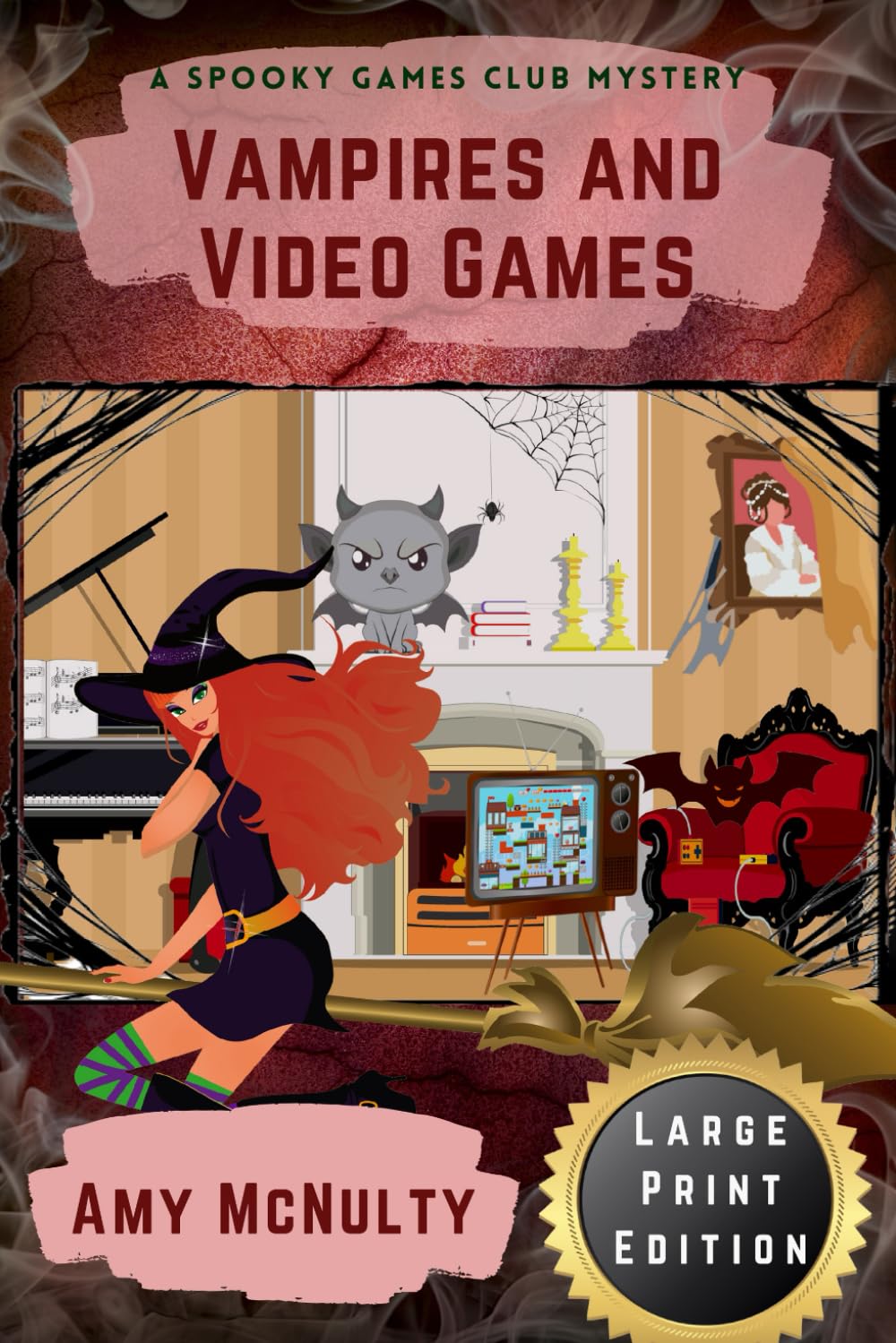 Vampires and Video Games: Large Print Edition (A Spooky Games Club Mystery Large Print Editions, Band 5)