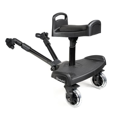 babyGO Buggy Board WeGo mit Sitz schwarz