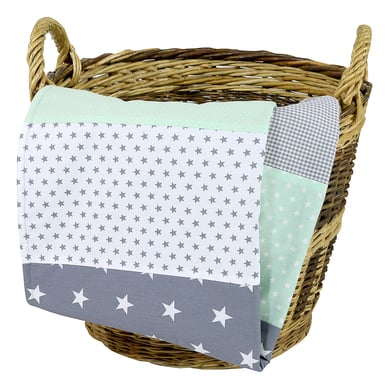 ULLENBOOM Babydecke & Kuscheldecke 70X100 cm Mint