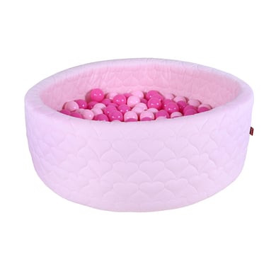 knorr toys Bällebad soft 'Cosy heart rose' mit 300 Bällen, pink