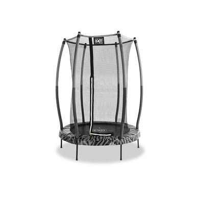 EXIT Tiggy Junior Trampolin mit Sicherheitsnetz ø 140 cm, schwarz/grau
