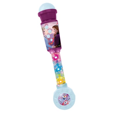 LEXIBOOK Disney Die Eiskönigin 2 Mikrofon für Kinder, mit Lichteffekten