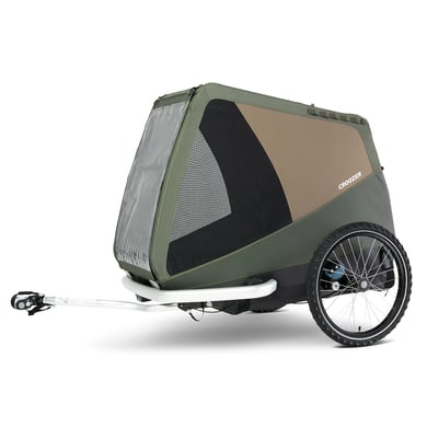 CROOZER Hundefahrradanhänger Dog Tammo Moss green