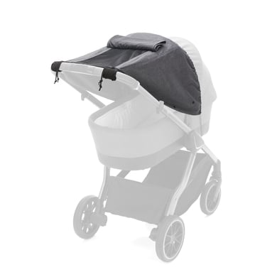 fillikid Sonnenschutz Deluxe grau melange für Kinderwagen