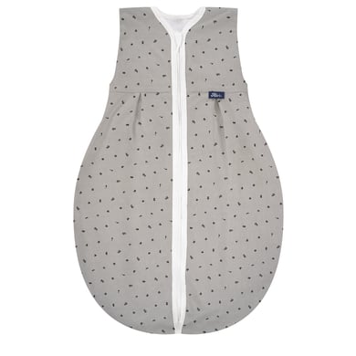 Alvi® Schlafsack Jersey Light Buchstaben grau