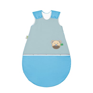 Odenwälder Jersey-Schlafsack 'mucki AIR' color-blocking sky blue