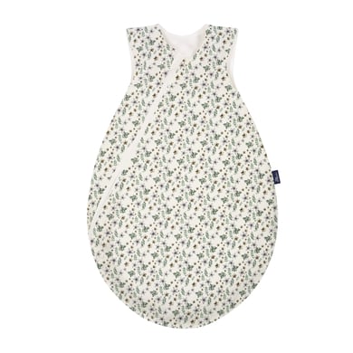 Alvi® Schlafsack Sommertraum Petit Fleurs grün/weiß