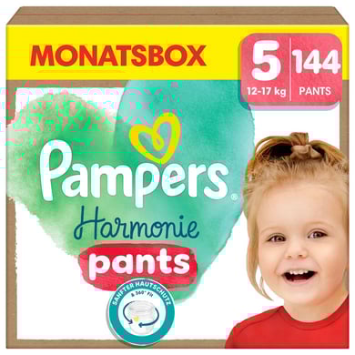 Pampers Harmonie Pants Gr. 5, 12-17 kg, Monatsbox (1x144 Windeln)