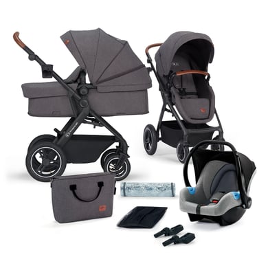 Kinderkraft Kinderwagen B Tour 3 in 1 Mink Pro Dark Grey