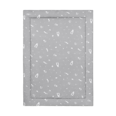 kindsgard Krabbeldecke legelig 100 x 135 cm grau