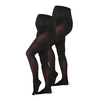 Noppies Strumpfhose 2-Pack Maternity tights 40 Den Black