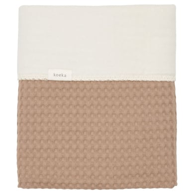 koeka Babydecke cotton Fleece Amsterdam caffe 75 x 100 cm