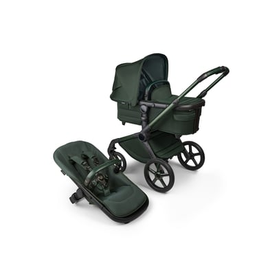 bugaboo Kombikinderwagen Fox 5 complete Noir Limited Edition MIDNIGHT GREEN