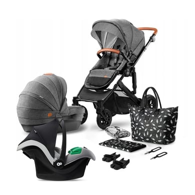 Kinderkraft Kombikinderwagen PRIME 2 3in1 Shadow Grey