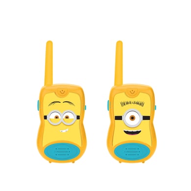 LEXIBOOK Minions Walkie-Talkies bis zu 200 Meter Reichweite mit Gürtelclip