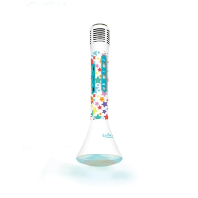 LEXIBOOK iParty Bluetooth® Bluetooth® Karaoke-Mikrofon mit eingebautem Lautsprecher, Lichtern und Stimmenverzerrer