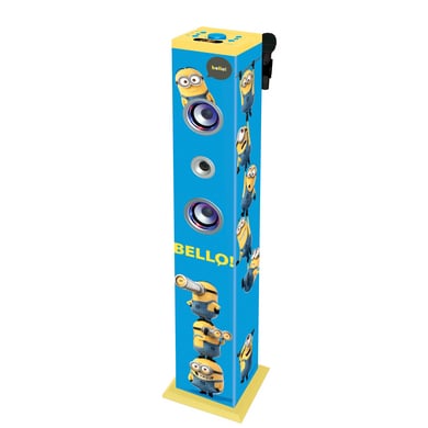 LEXIBOOK Minions Leistungsstarker Sound & Light Bluetooth® Stand-Lautsprecher mit Mikrofon und Stimmenverzerrer