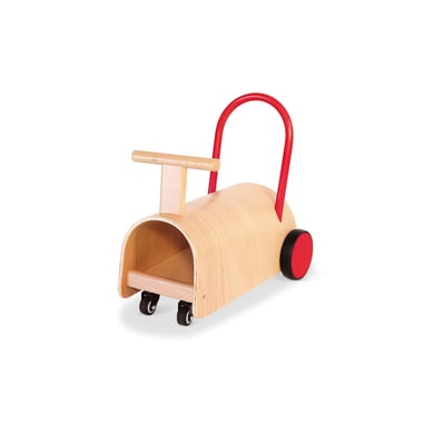 Pinolino Lauflernwagen und Rutscher Enzo, natur/rot