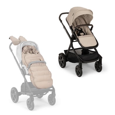 Nuna Kinderwagen DEMI™ next inklusive Winter-Kinderwagen-Set Biscotti
