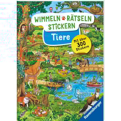 Ravensburger Wimmeln, Rätseln, Stickern: Tiere