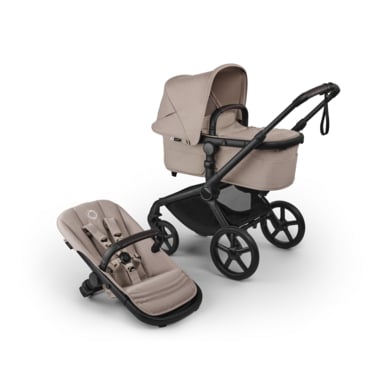 bugaboo Kinderwagen Fox 5 Renew komplett Black/Desert Taupe Melange