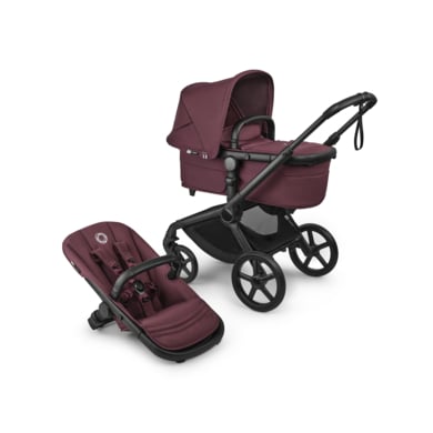 bugaboo Kinderwagen Fox 5 Renew komplett Black/Dark Cherry