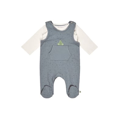 Sterntaler Strampler-Set Rexi graublau