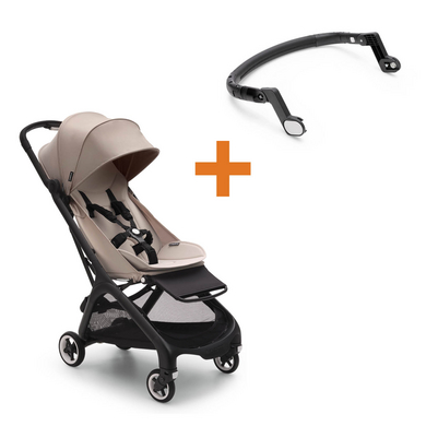 bugaboo Buggy Butterfly complete Desert Taupe inklusive Bauchbügel