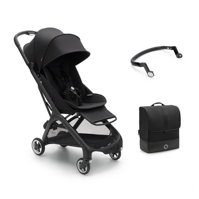 bugaboo Buggy Butterfly complete Midnight Black inklusive Bauchbügel und Transporttasche