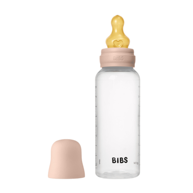 BIBS® Babyflasche 270 ml Latex in blush