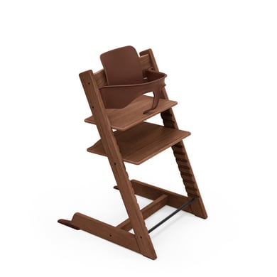 STOKKE® Tripp Trapp® Hochstuhl Oak Warm Brown + Babyset Warm Brown