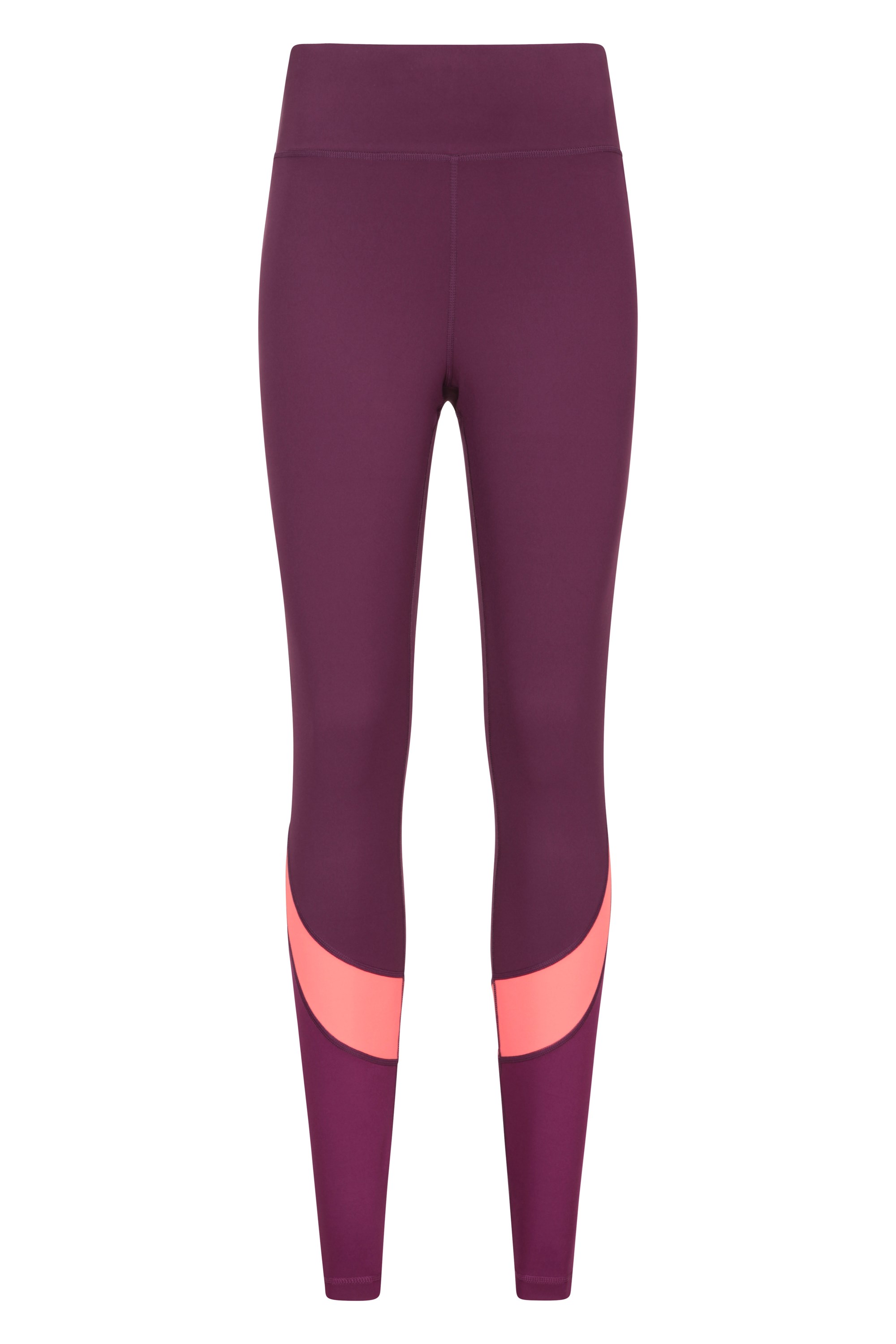 Core High-Waist Damen-Leggings - Burgunderrot