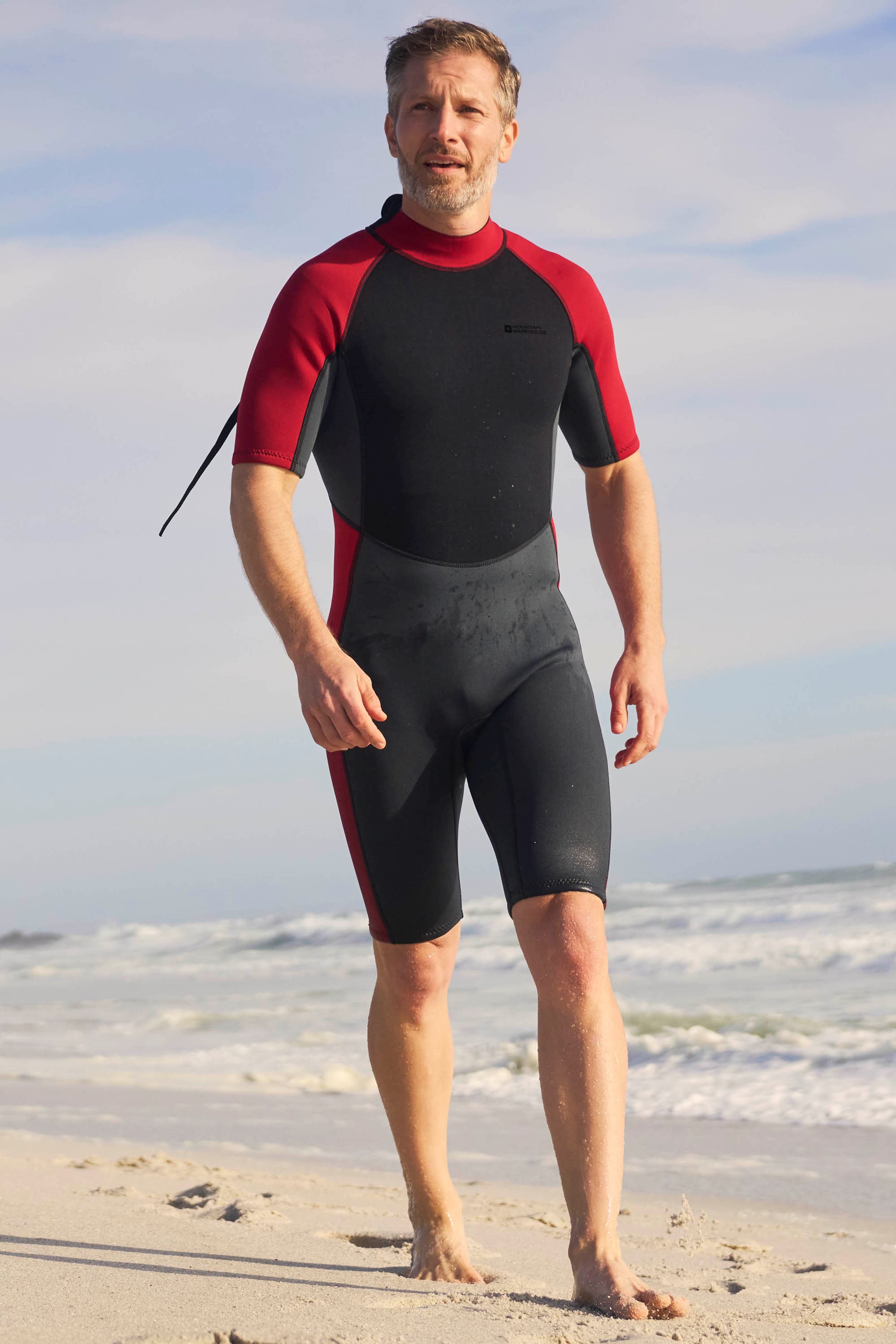 Shorty Herren Neoprenanzug - Grau