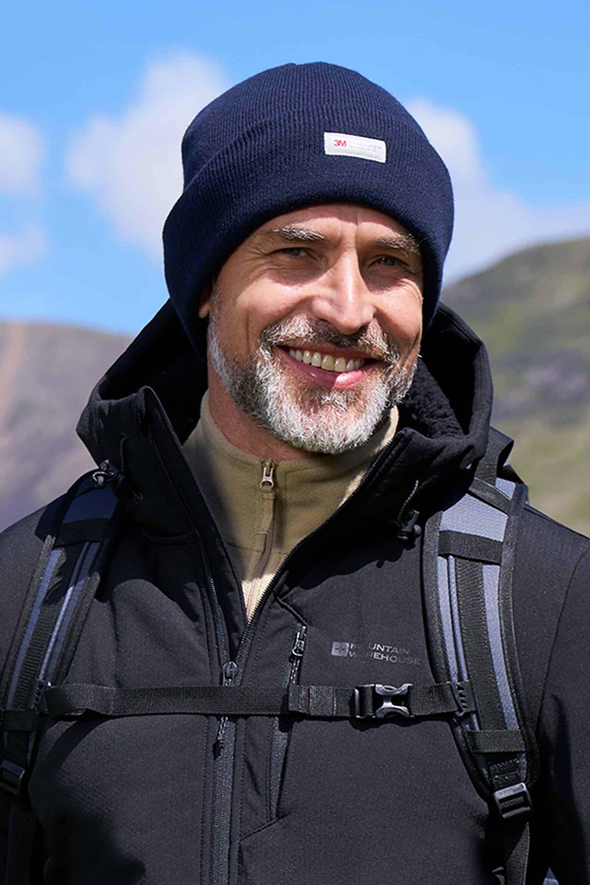 Thinsulate Herren-Strickmütze - Marineblau