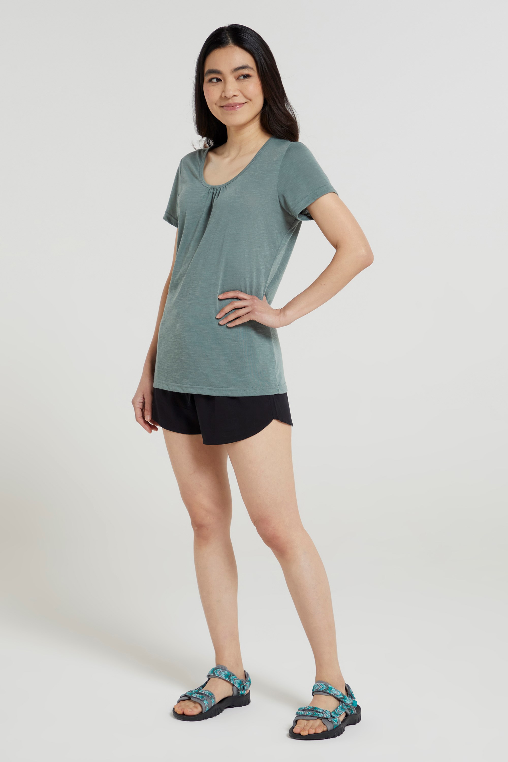 Agra Damen T-Shirt - Khaki