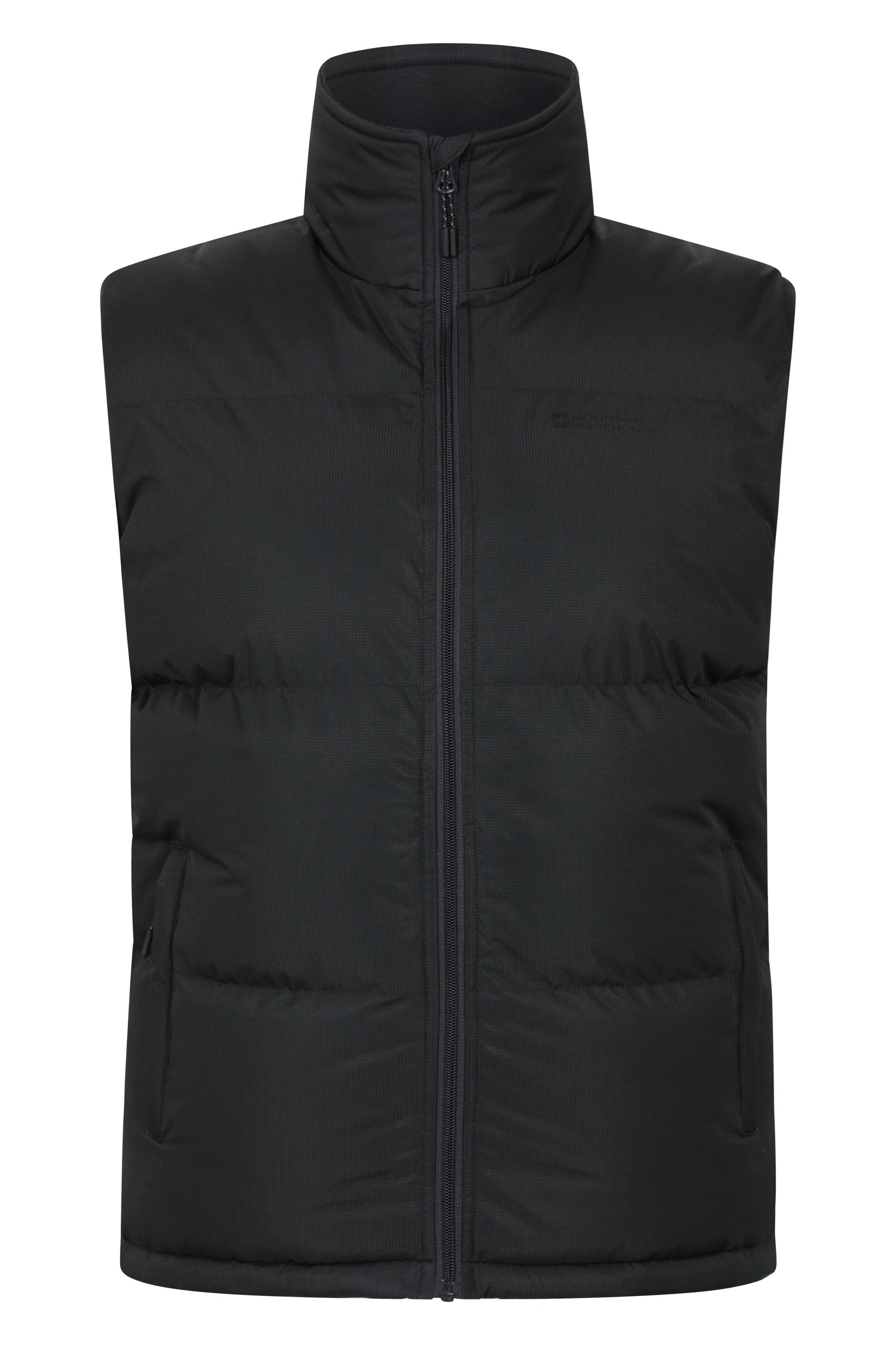 Rock Gepolstertes Herren-Gilet - Schwarz