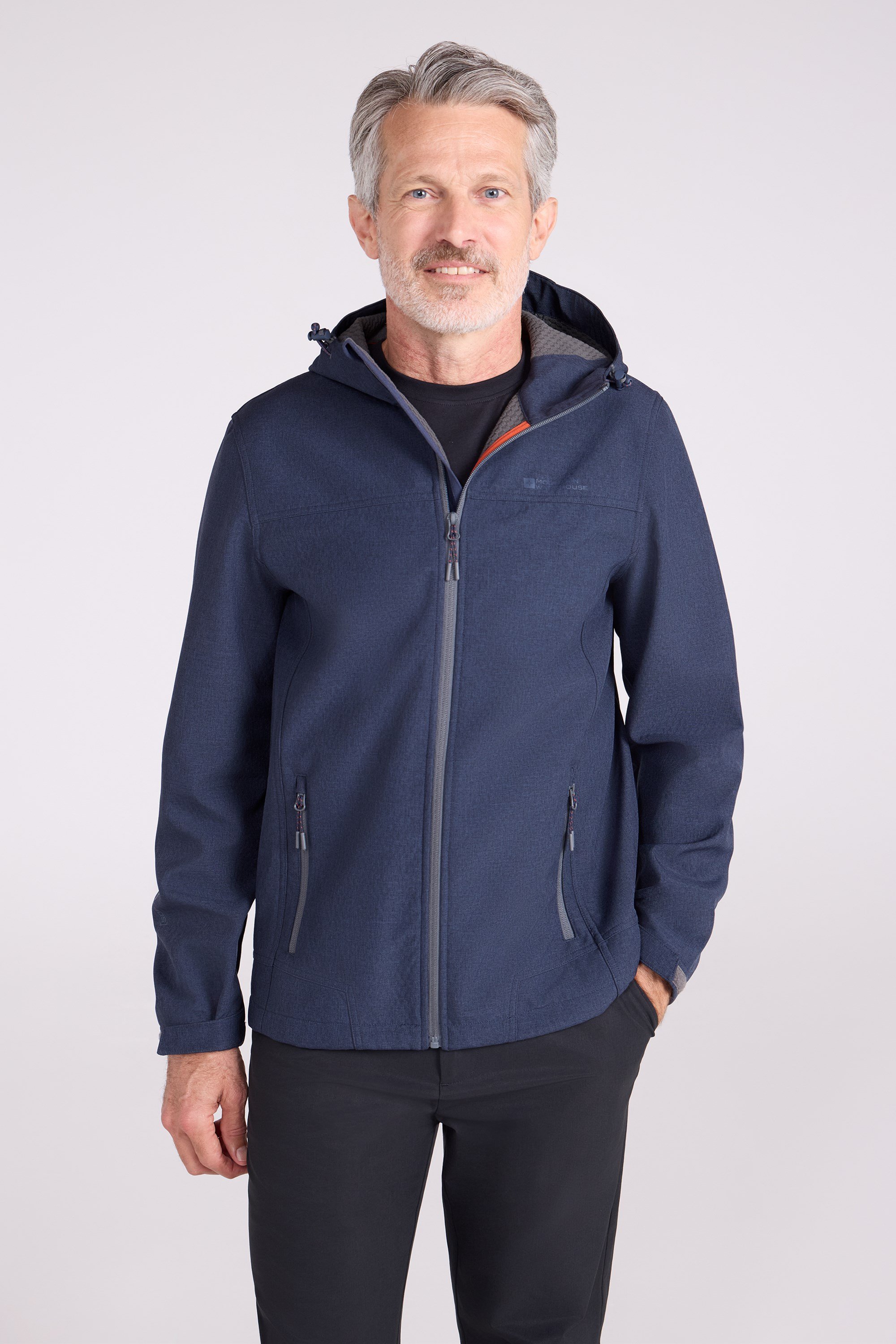 Reykjavik Texturierte Softshell-Jacke für Herren - Marineblau