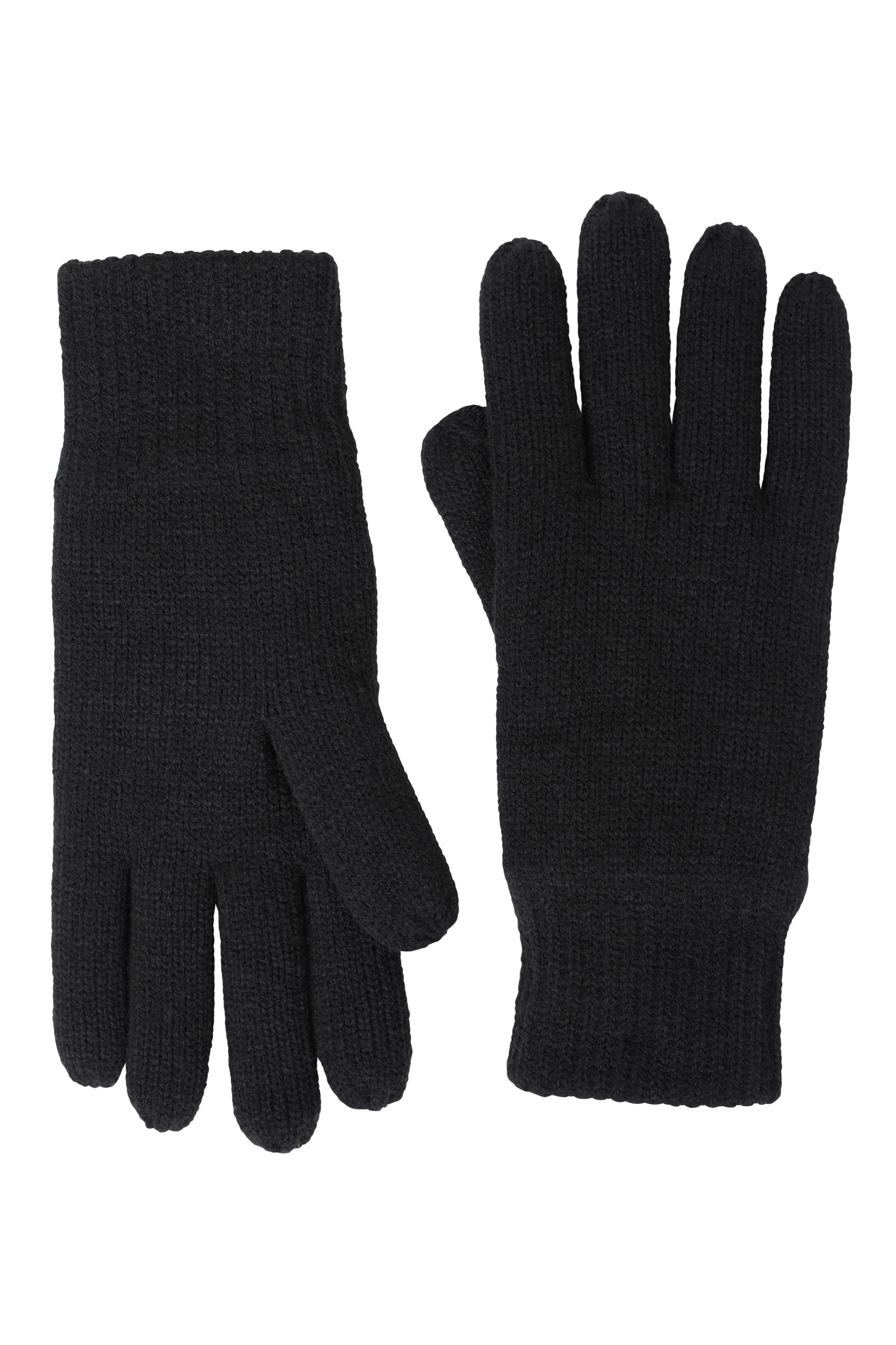 Thinsulate Damen-Strickhandschuhe - Schwarz