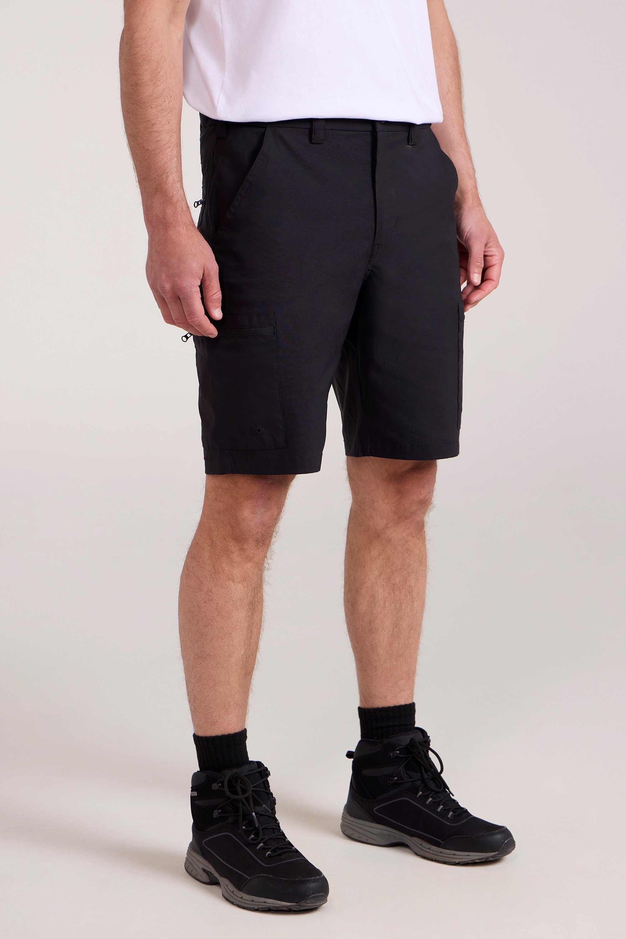 Trek Stretch Herren-Shorts - Schwarz