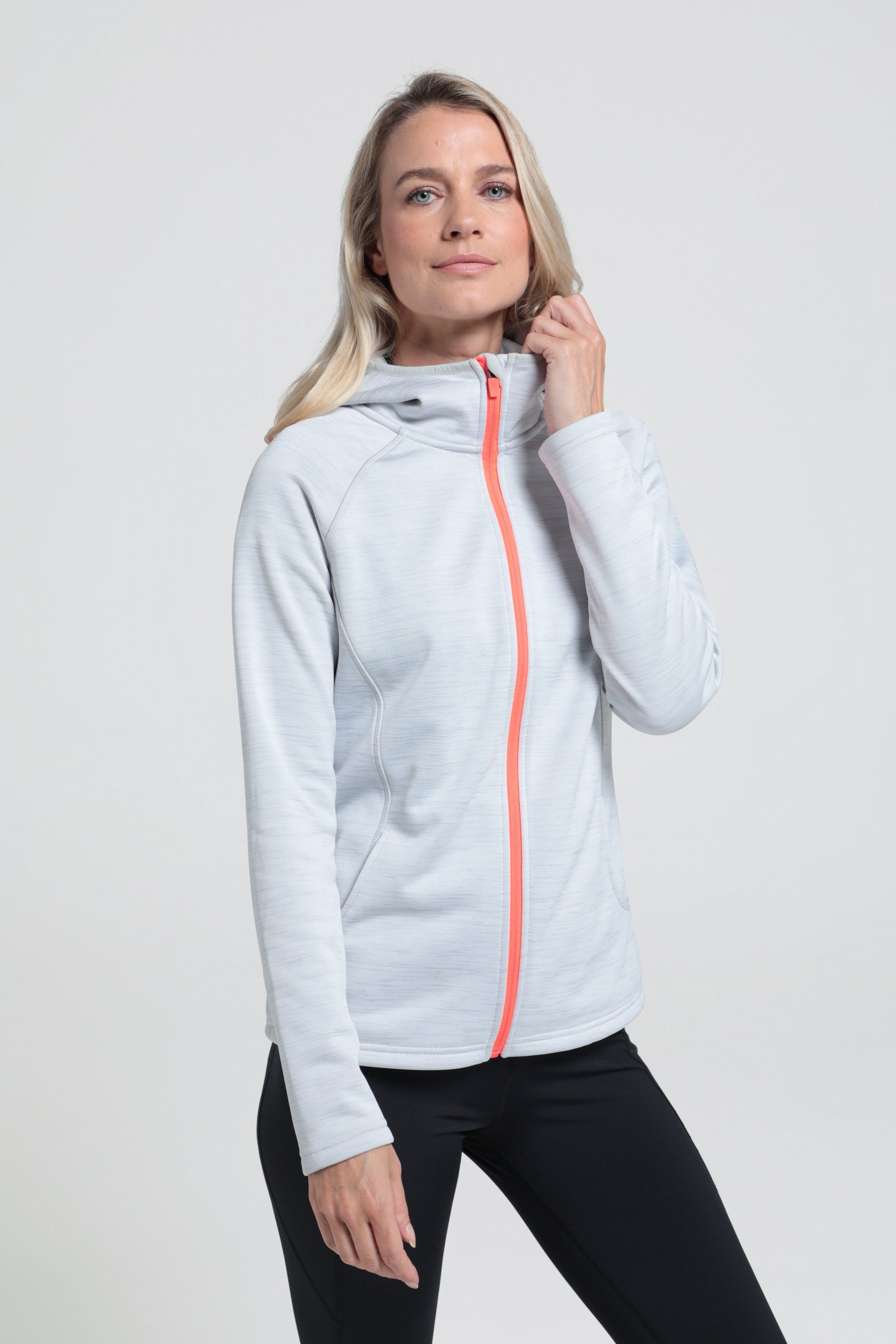 IsoCool Dynamic Chakra Damen-Hoodie - Grau