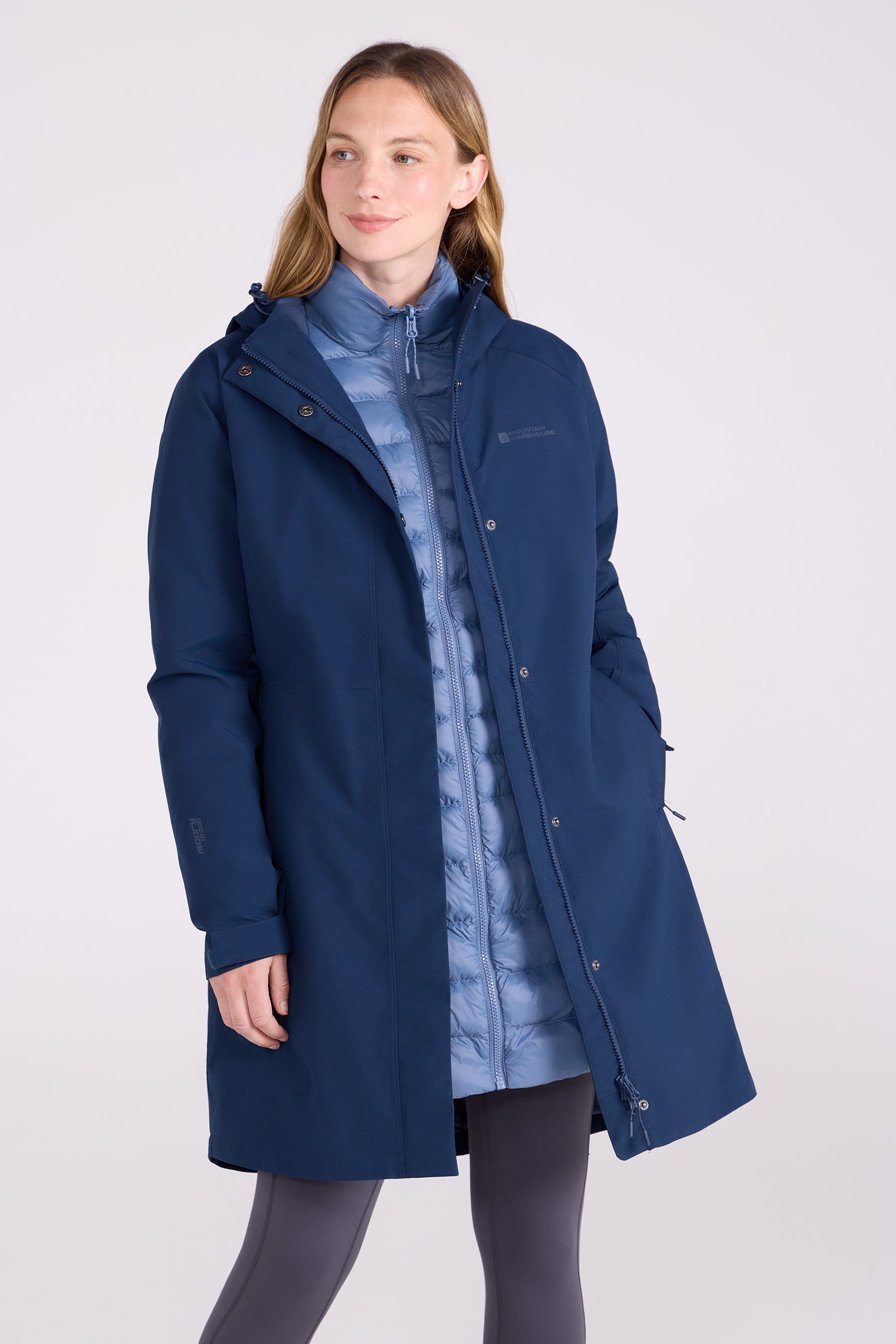 Alaskan Lange Damen 3-in-1 Jacke - Dark Blau