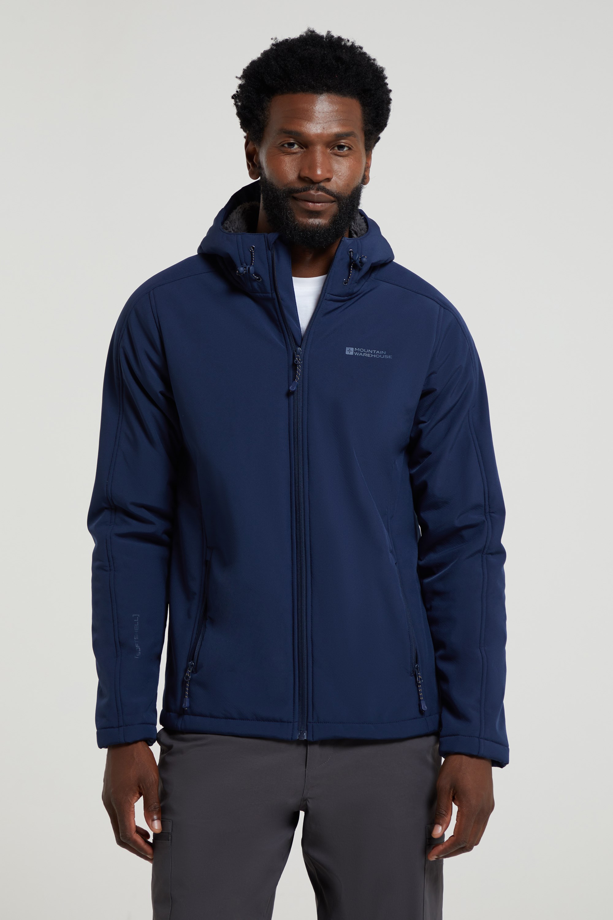 Arctic II Herren Softshell-Jacke - Marineblau