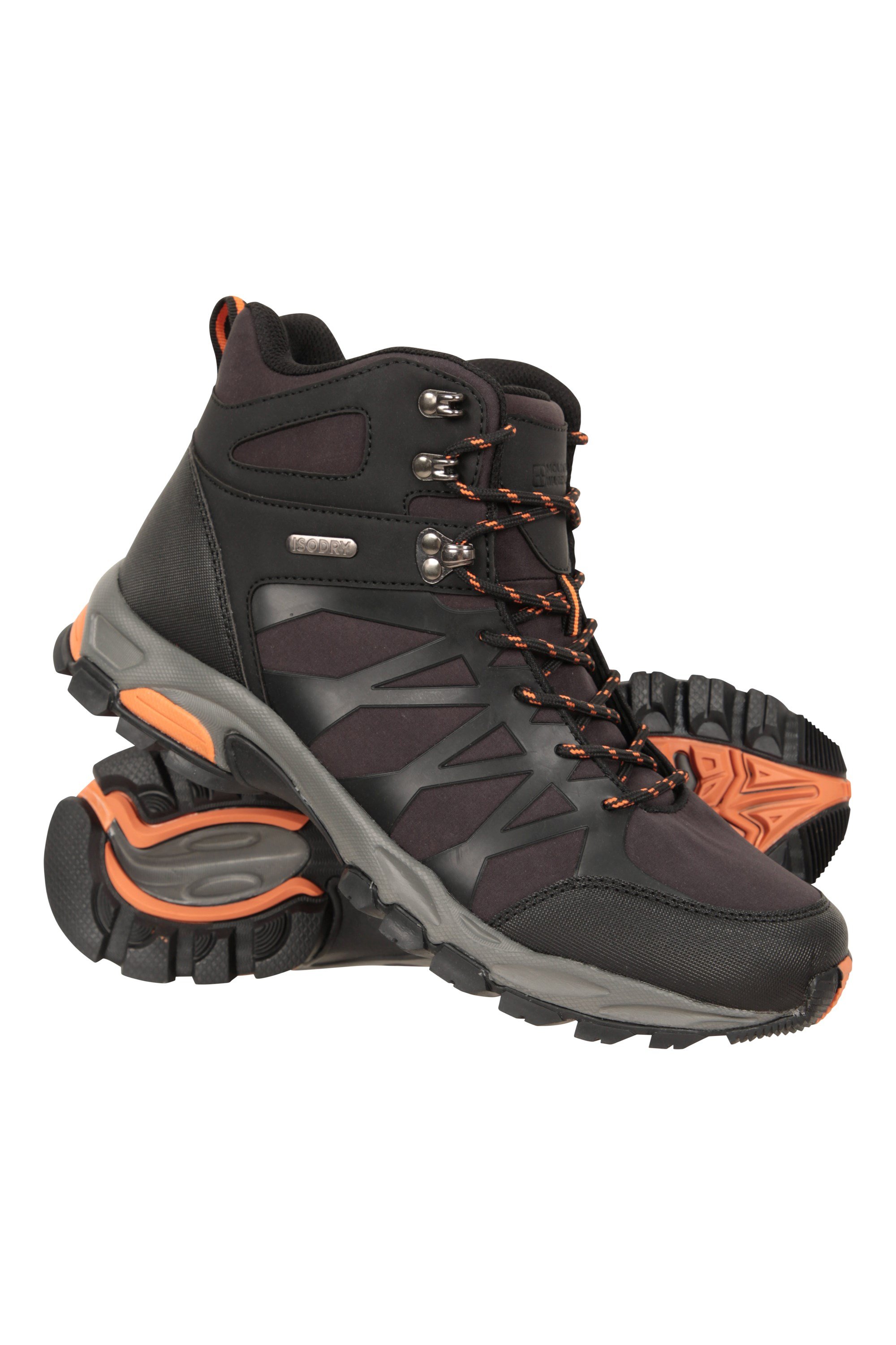 Trekker II Wasserdichte Herren Softshell-Schuhe - Schwarz