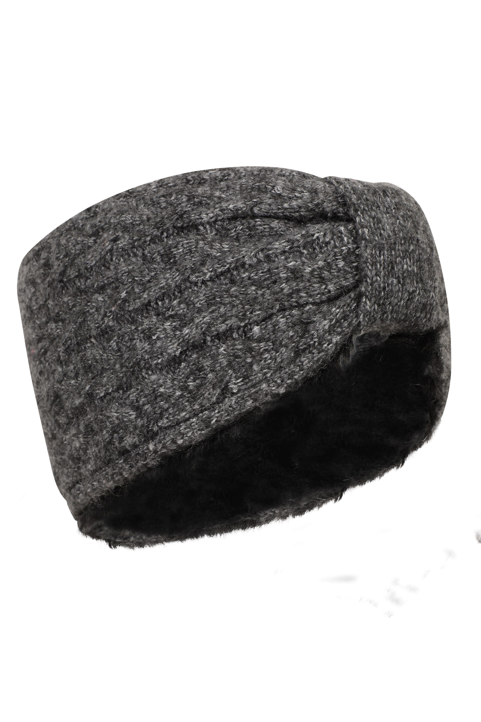 Twist-Front Damen Stirnband - Schwarz