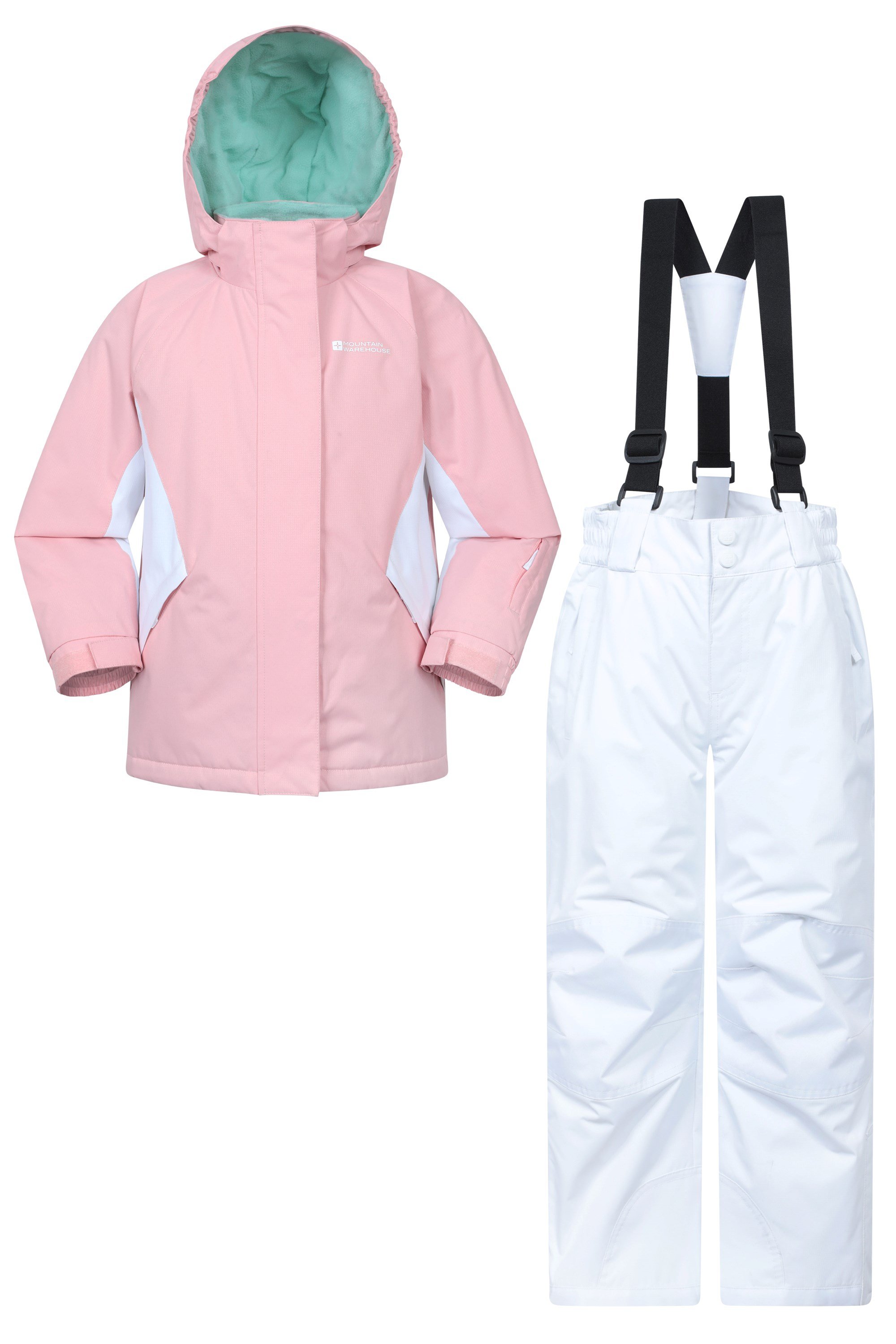 Kinder Skijacke & -hosen Set - Rosa