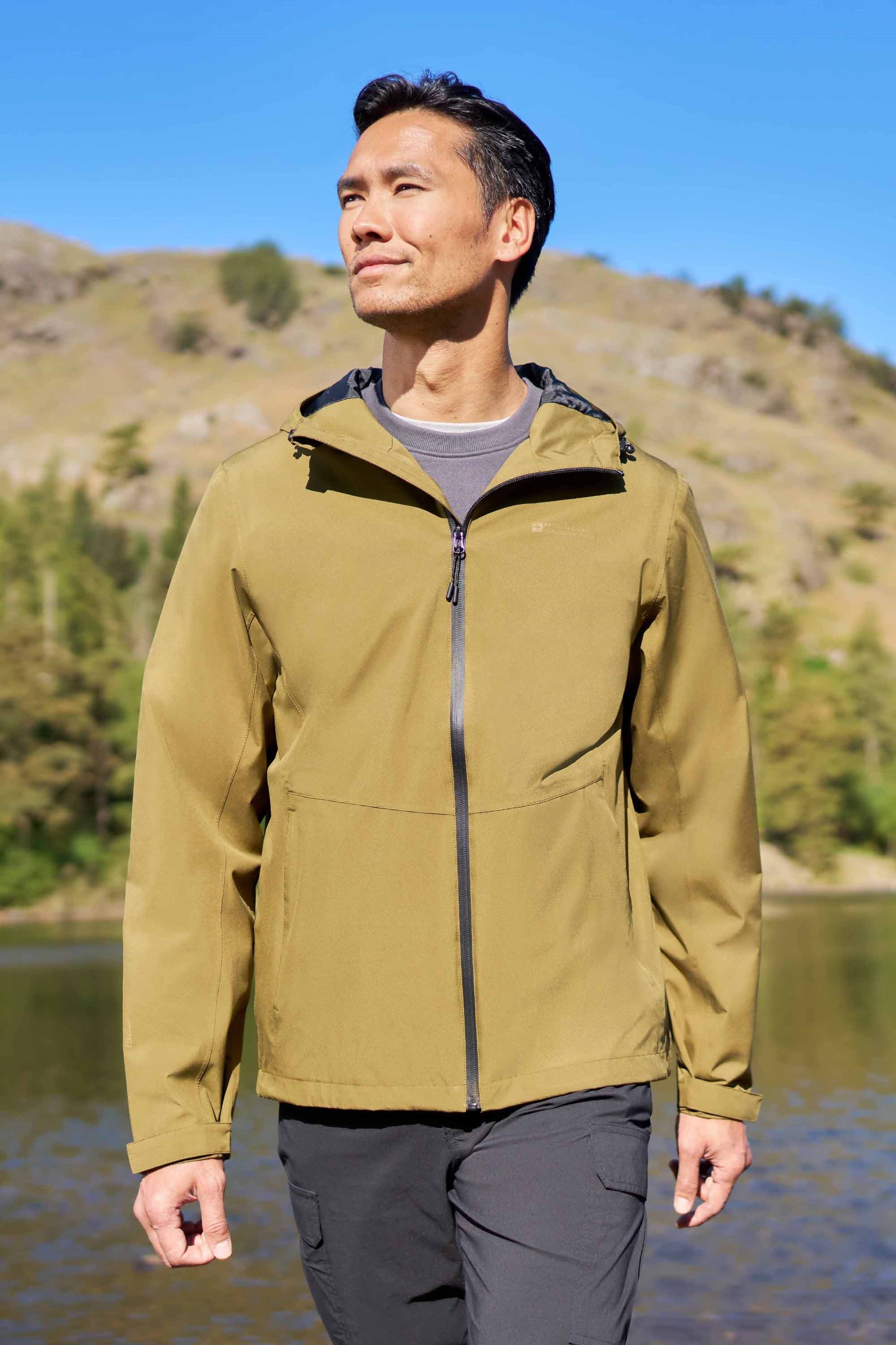 Covert Wasserdichte Herren Jacke - Dunkel-Khaki