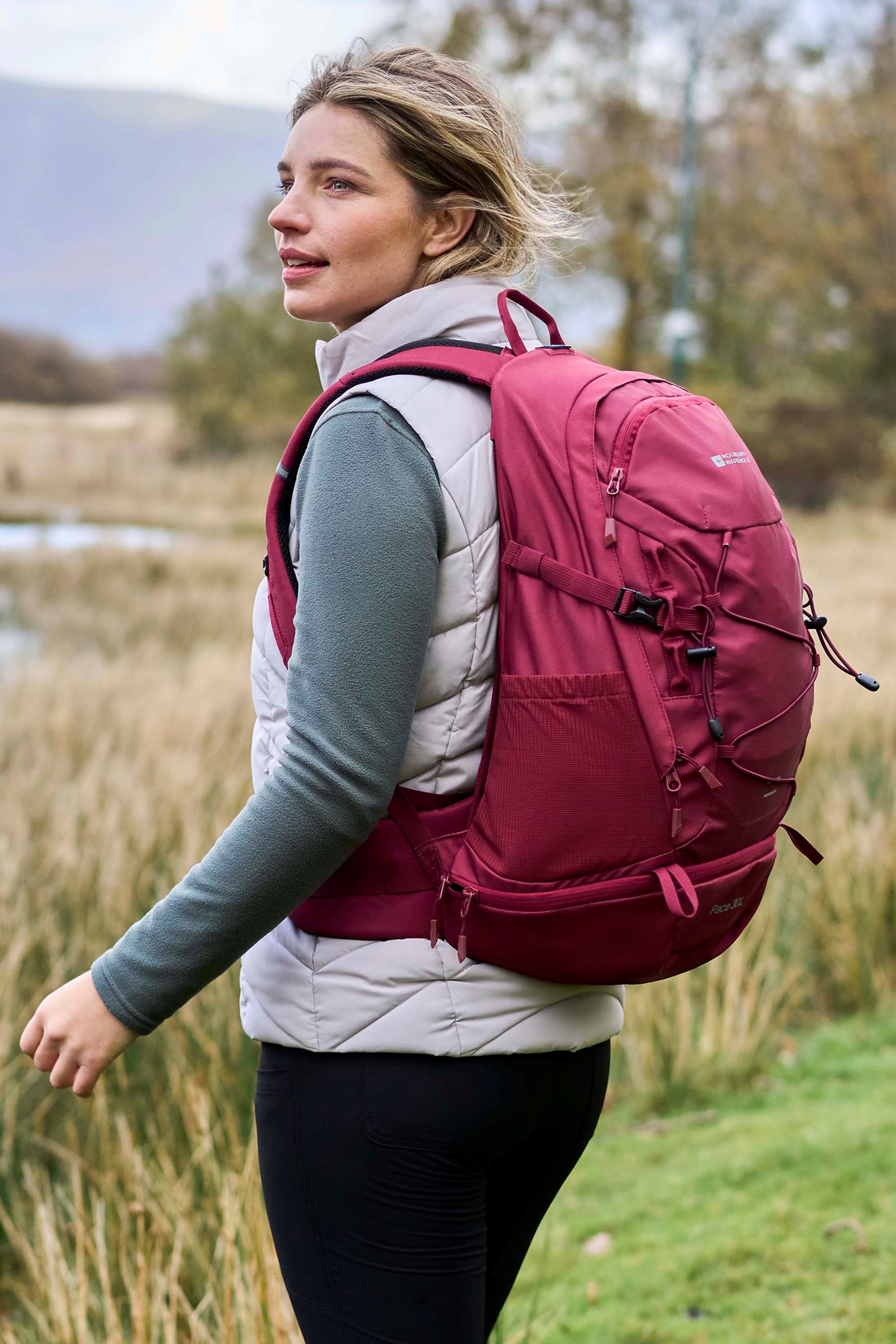 Pace 30L Rucksack - Dunkel Rot